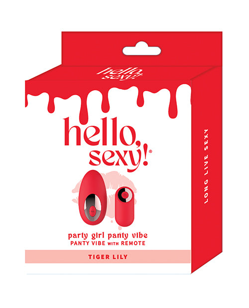 Hello Sexy! Hello Sexy! Party Girl Panty Vibe - Tiger Lily