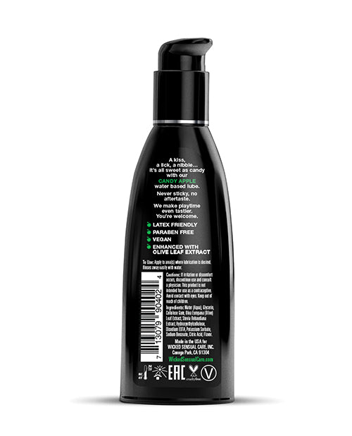 Wicked Sensual Care Wicked Sensual Care Aqua Waterbased Lubricant - 2 oz Candy Apple