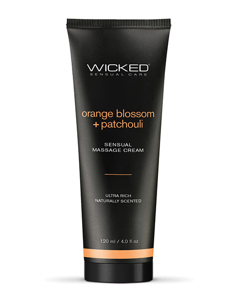 Wicked Sensual Care Wicked Sensual Care Orange Blossom & Patchouli Massage Cream - 4 oz