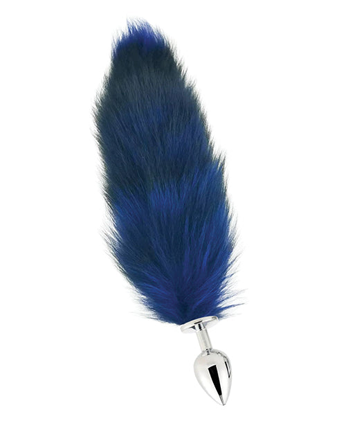 Not Regular Toys Fox Tail Large Plug - Blue