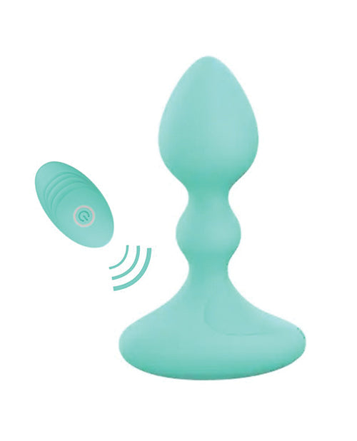 Pinkelephant Pink Elephant Lil Rumble Rechargeable Vibe w/Remote - Aqua