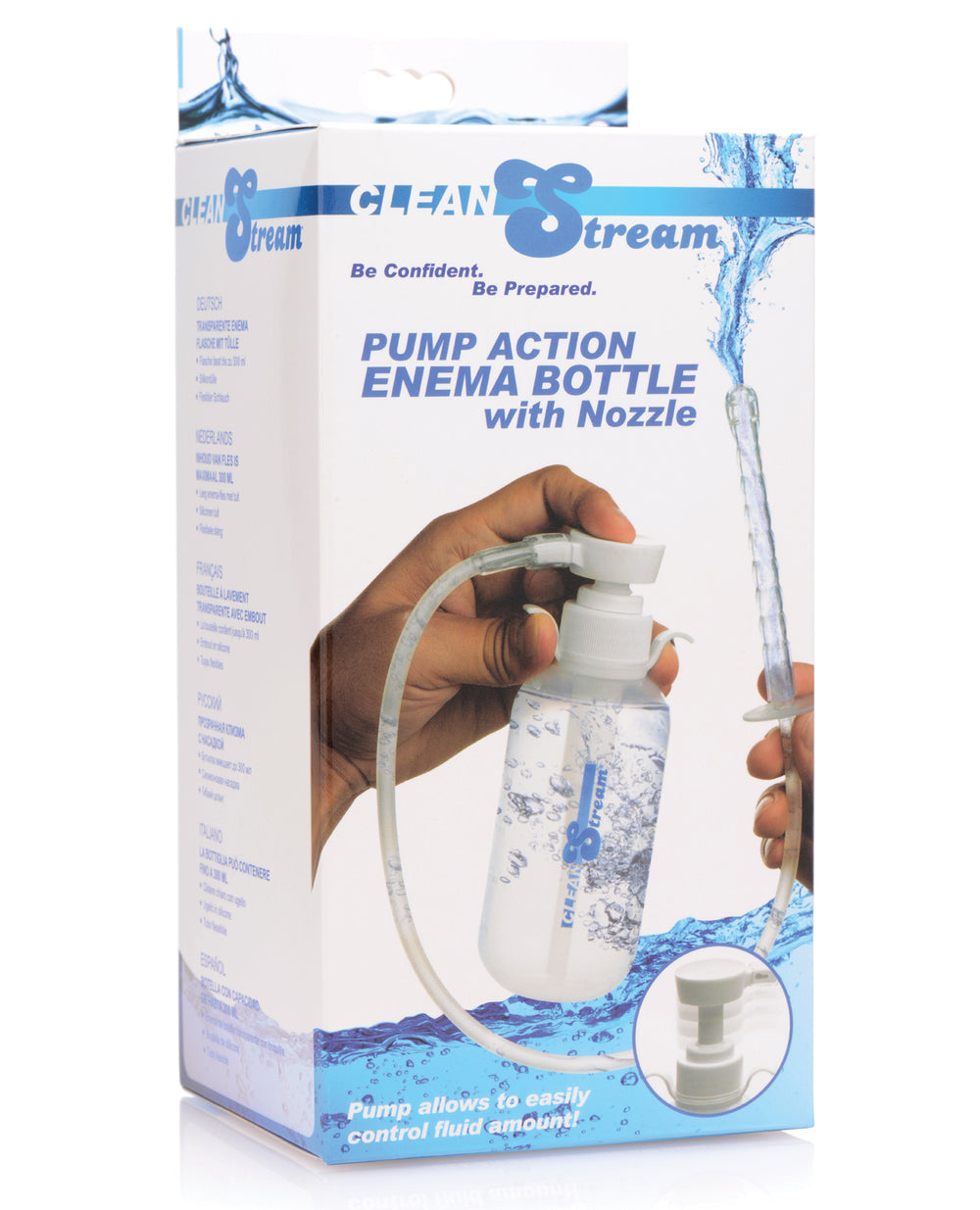 CleanStream CleanStream Pump Action Enema Bottle w/Nozzle
