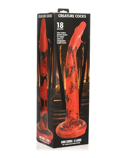 Creature Cocks Creature Cocks King Cobra X-Large Silicone Dildo