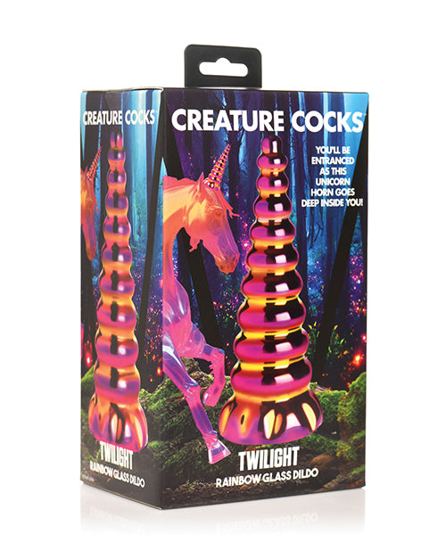 Creature Cocks Creature Cocks Twilight Rainbow Glass Dildo