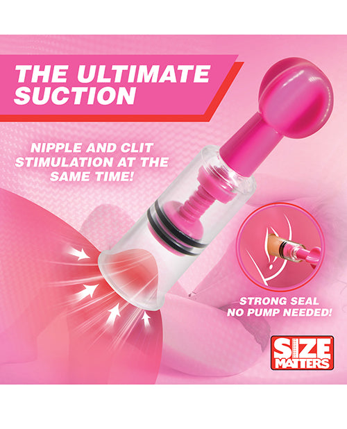 Master Series Size Matters MAXtwist Clit & Nipple Triple Sucker Set - Pink