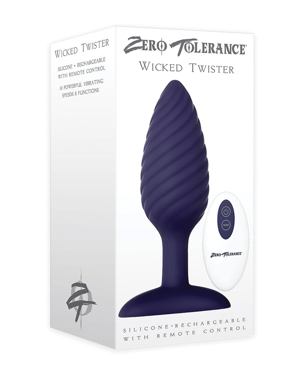 Zero Tolerance Zero Tolerance Wicked Twister Anal Rechargeable - Purple