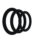 Rock Solid Rock Solid Tri-Pack Silicone Gasket Cockrings - Black - Image 2