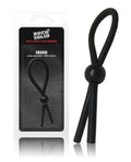 Rock Solid Rock Solid Lasso Single Adjustable Lock Black Silicone