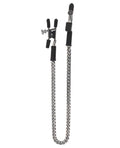 Spartacus Spartacus Adjustable Alligator Nipple Clamps w/Silver Chain - Image 2