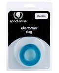 Spartacus Spartacus Elastomer Cock Ring - Metro Blue