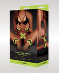 WhipSmart WhipSmart Glow in the Dark Wrist & Ankle Hogtie Set - Green