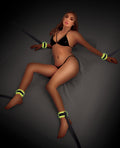 WhipSmart WhipSmart Glow in the Dark Bed Restraints w/Adjustable Cuffs - Green - Image 5