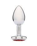 WhipSmart WhipSmart Heartbreaker 2.5" Heart Crystal Butt Plug - Red - Image 2