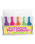 Candy Prints Super Fun Party Candles - Set of 5
