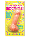 Candy Prints Super Fun Big Penis Candle - Flesh