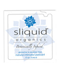 Sliquid Sliquid Organics Natural Intimate Lubricant - .17 oz Pillow