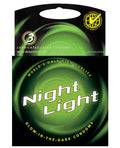 Night Light Night Light Glow in the Dark Condoms - Box of 3