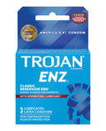 Trojan Trojan Enz Spermicidal Lubricated Condoms - Box of 3