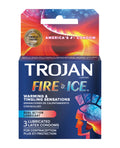 Trojan Trojan Fire & Ice Condoms - Box of 3