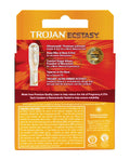 Trojan Trojan Ultra Ribbed Ecstasy Condoms - Box of 3 - Image 2
