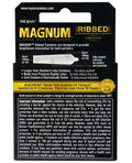 Trojan Trojan Magnum Ribbed Condoms - Box of 3 - Image 2