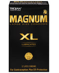 Trojan Trojan Magnum XL Lubricated Condoms - Box of 12