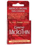 Kimono Kimono Micro Thin Condoms - Box of 3