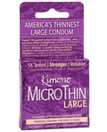 Kimono Kimono Micro Thin Large Condoms - Box of 3
