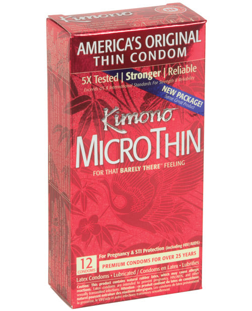 Kimono Kimono Micro Thin Condoms - Box of 12