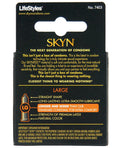 Lifestyles Lifestyles SKYN Elite Large Condoms - Box of 3 - Image 2