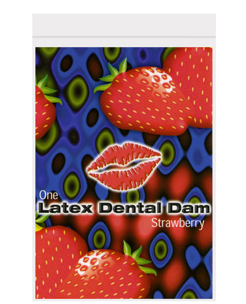 Latex Dental Dam Trust Dam Latex Dental Dam - Strawberry