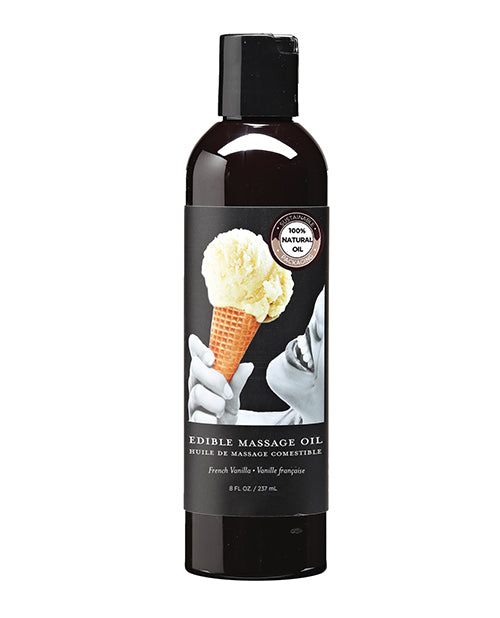 Earthly Body Earthly Body Edible Massage Oil - 8 oz French Vanilla