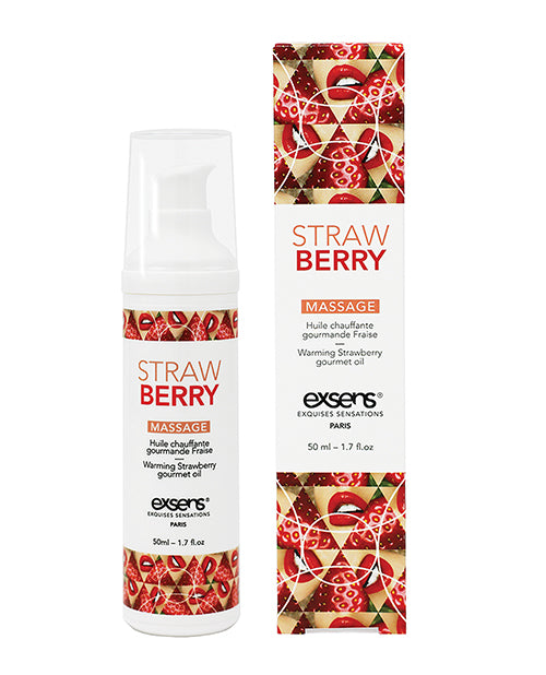 Exsens EXSENS of Paris Warming Massage Oil - Strawberry