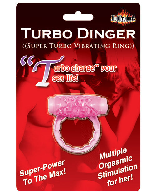 Humm Dinger Humm Dinger Turbo Vibrating Cockring - Magenta