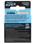 Rough Rider Lifestyles Rough Rider Studded Condom Pack - Pack of 3 - Image 2