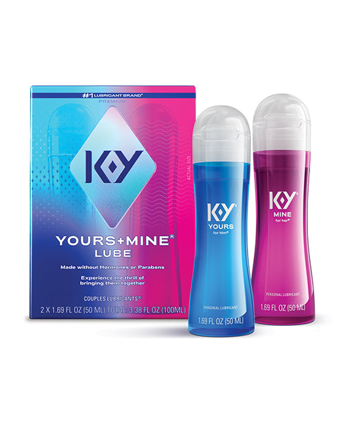 Not Regular Toys K-Y Yours + Mine Lubrication Combo Pack - 1.69 oz Bottles