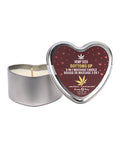 Earthly Body Earthly Body 2025 Valentines 3 in 1 Massage Heart Candle - 4.7 oz Bottom's Up