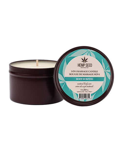 Earthly Body Earthly Body Summer 2025 3 in 1 Massage Candle - 6 oz Body Surfing