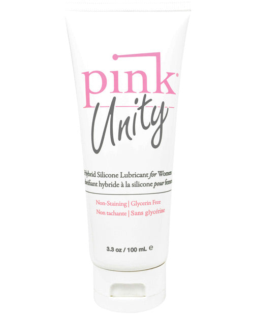 Pink Pink Unity Hybrid Silicone Based Lubricant - 3.3 oz Tube