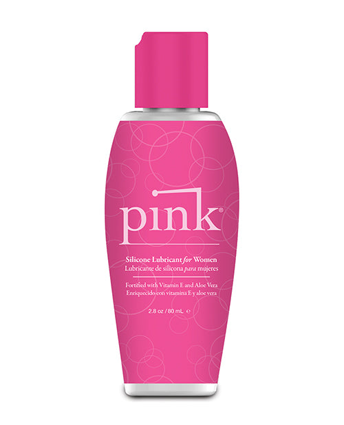 Pink Pink Silicone Lube - 2.8 oz Flip Top Bottle