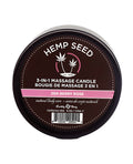 Earthly Body Earthly Body Suntouched Hemp Candle - 6 oz Round Tin Zen Berry Rose