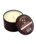 Earthly Body Earthly Body Suntouched Hemp Candle - 6 oz Round Tin Zen Berry Rose - Image 3