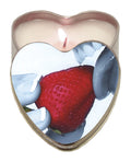 Earthly Body Earthly Body Suntouched Hemp Edible Candle - 4.7 oz Heart Tin Strawberry