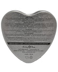 Earthly Body Earthly Body Suntouched Hemp Edible Candle - 4.7 oz Heart Tin Strawberry - Image 2