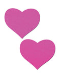 Pastease Pastease Basic Heart Black Light Reactive - Neon Pink O/S - Image 2