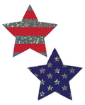 Pastease Pastease Glitter Patriotic Star - Red/Blue O/S - Image 2