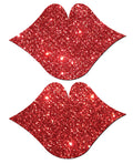 Pastease Pastease Glitter Lips - Red O/S - Image 2