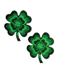 Not Regular Toys Pastease Four Leaf Clover Glitter Velvet Pumping Shamrock - Green O/S - Image 3