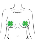 Not Regular Toys Pastease Four Leaf Clover Glitter Velvet Pumping Shamrock - Green O/S - Image 4