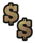 Pastease Glitter Dollar Sign - Gold O/S (2)